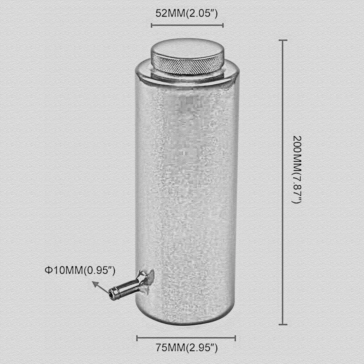 Depósito de expansión refrigerante aluminio para coche - imagen 2