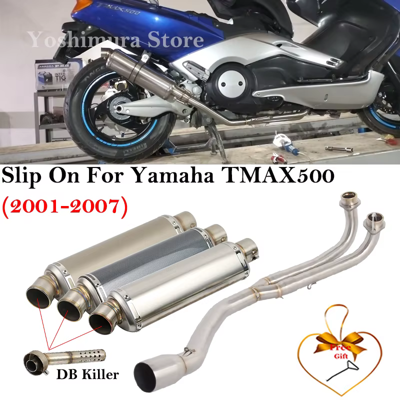 Escape Yoshimura completo con DB Killer – Yamaha TMAX 500 2001-2007