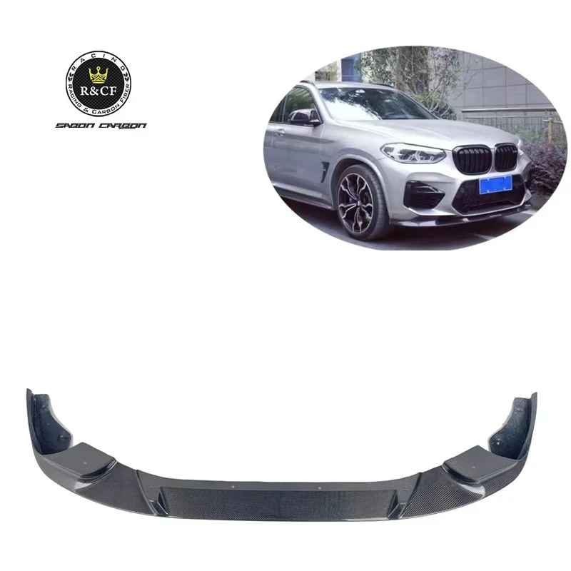 Labio delantero fibra carbono 3DD para BMW X3M F97 y X4M F98
