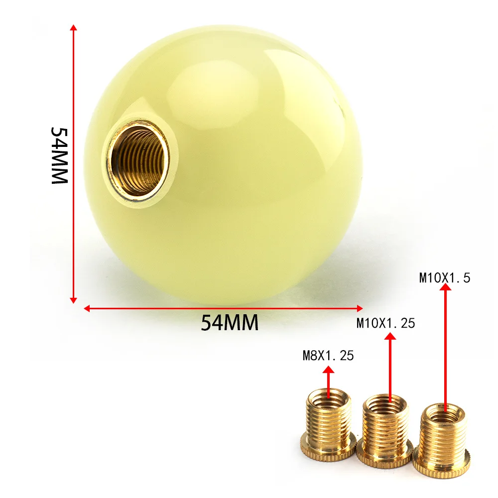 Pomo palanca cambios bola luminosa JDM Racing – Universal tuning - imagen 2