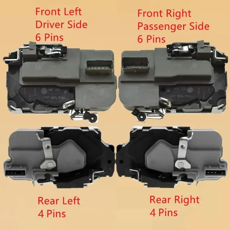Actuador de cerradura de puerta para Peugeot 206