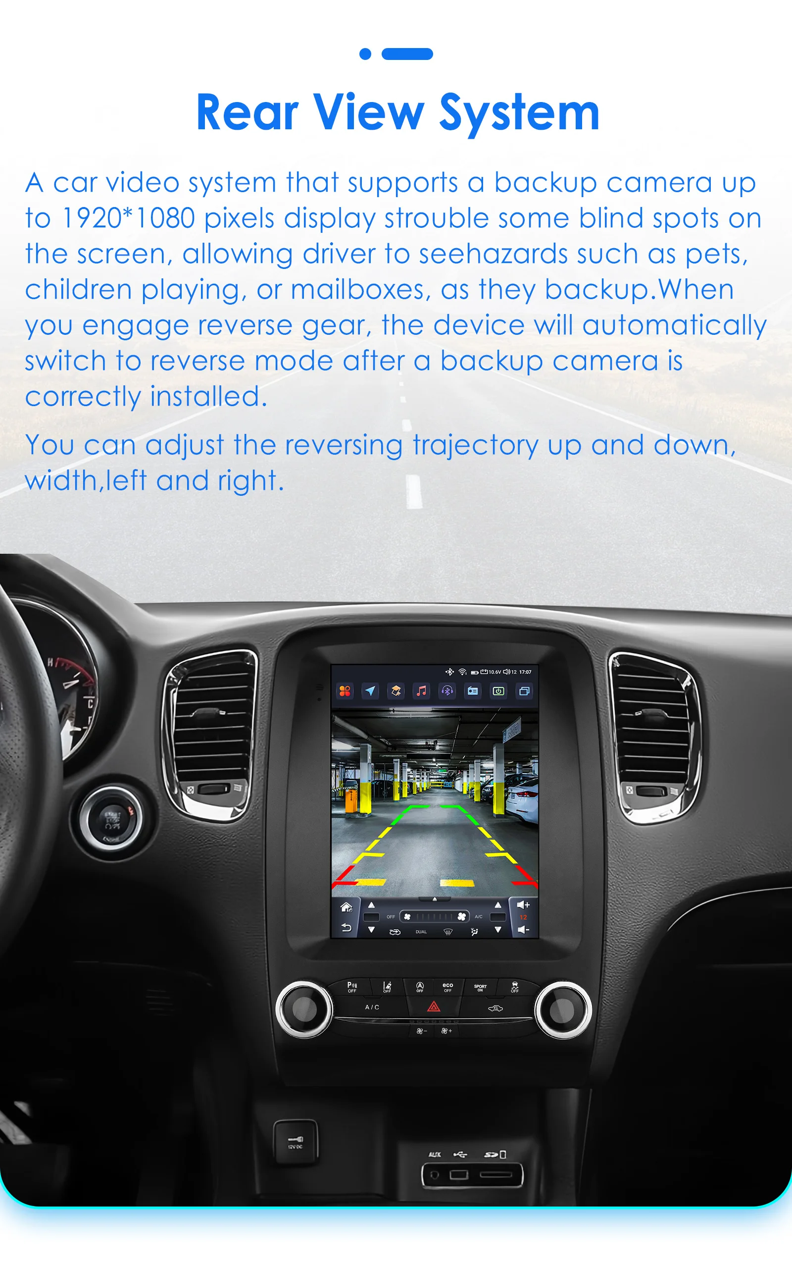 Radio CarPlay Android con GPS – Dodge Durango 2014-2020 - imagen 4