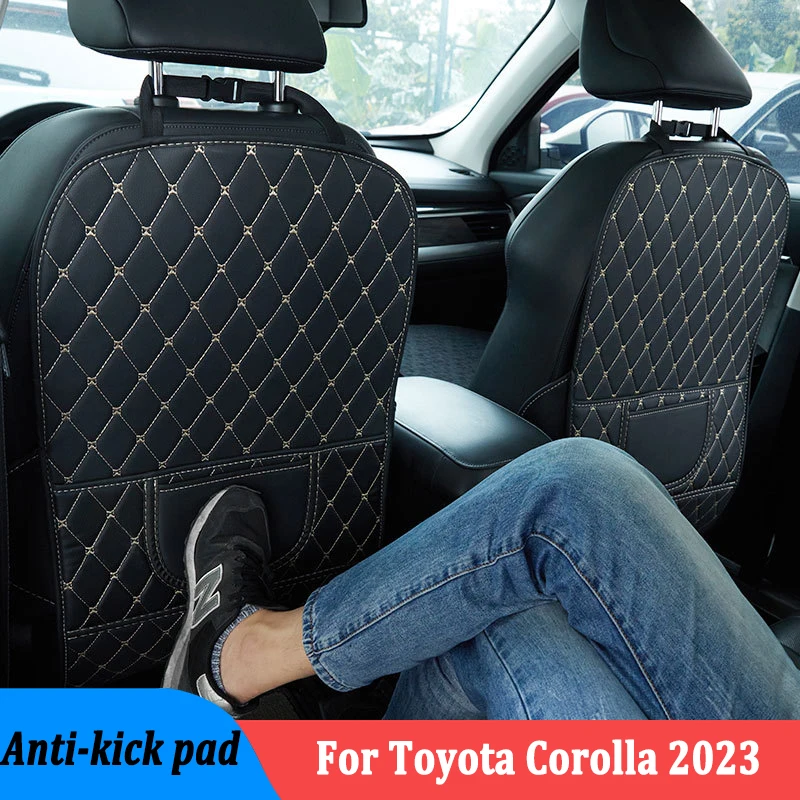 Alfombrilla antideslizante cuero PU para Toyota Corolla 2023