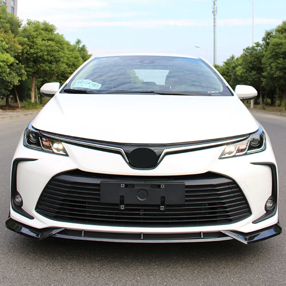 Parachoques delantero ABS negro subnegro para Toyota Corolla 2019-2021 - imagen 2