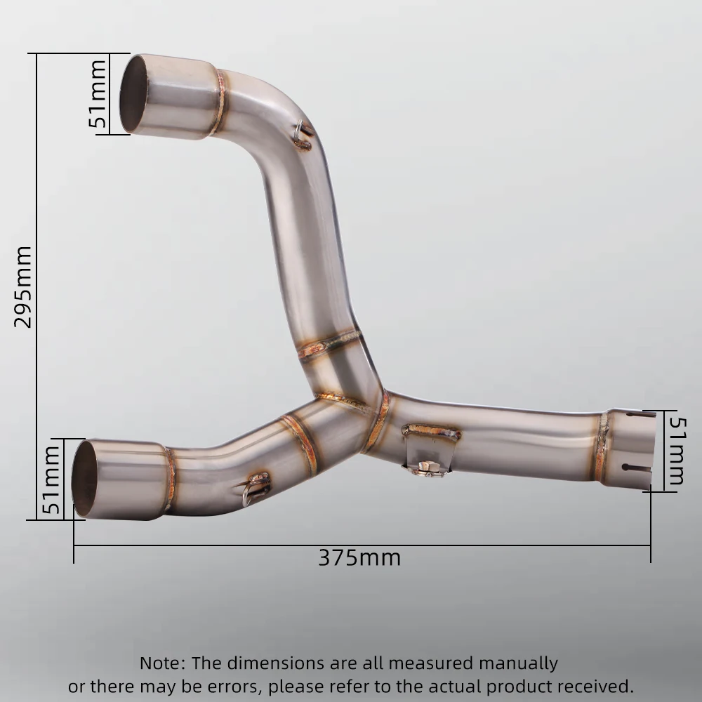 Tubo intermedio de escape de 51 mm para Honda CRF450R/CRF450RX (2015-2020) - imagen 2