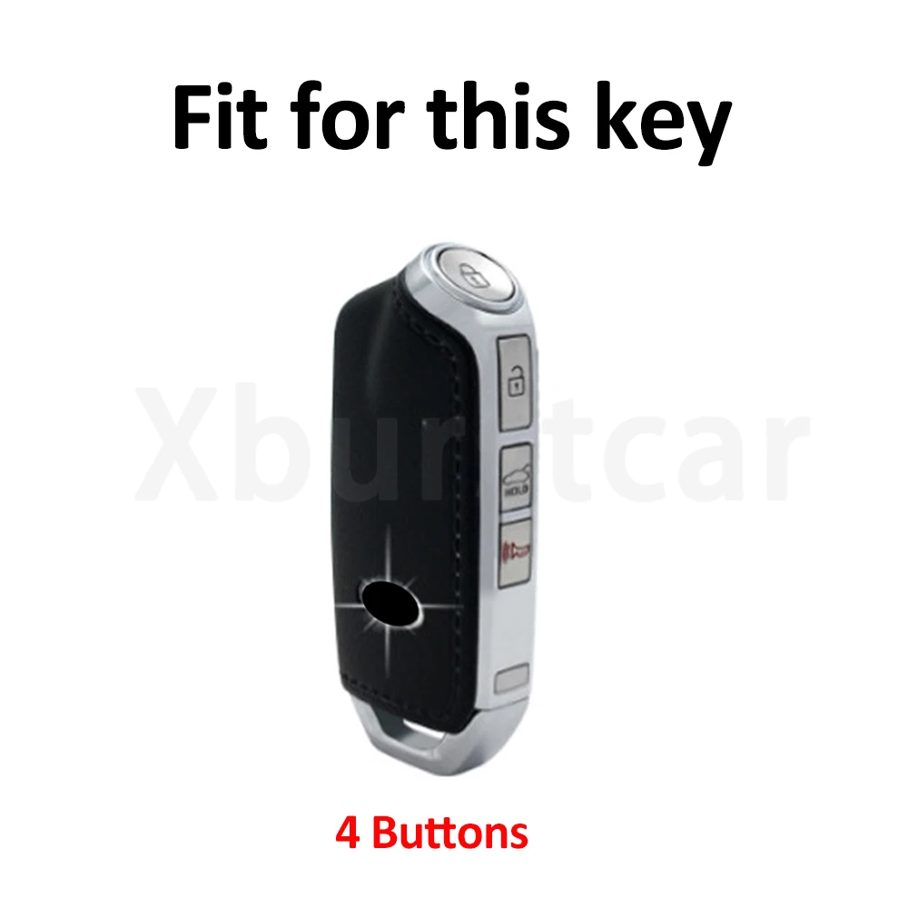 Funda de llave Kia Stinger Gris Grafito, botones, Smart Shell - imagen 2