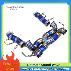 Sistema de escape cat-back de titanio Ferrari SF90 3.9 V8 Biturbo