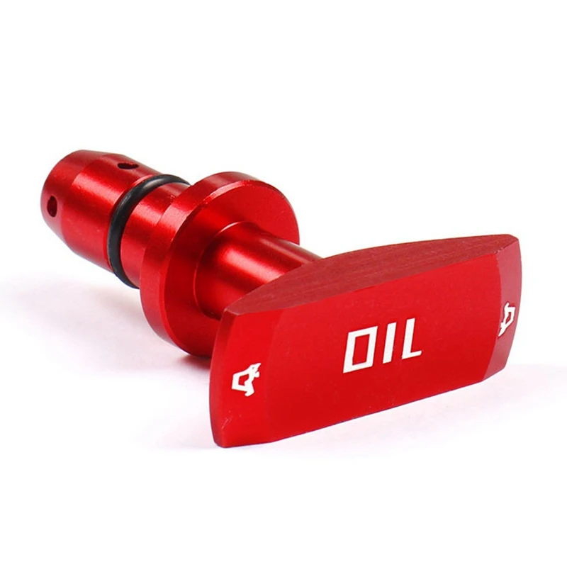 Varilla de nivel de aceite Ford Mustang GT500 V8 color rojo - imagen 3
