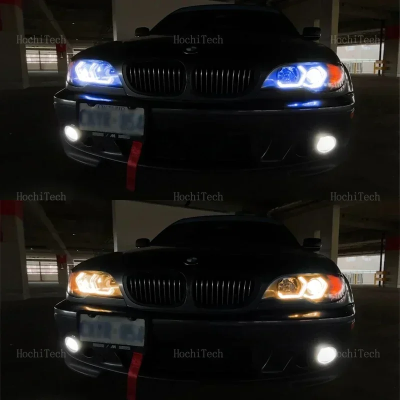 Ojos de ángel LED RGB con app estilo M4 para BMW E46 Coupé/Cabrio 2004-2006 - imagen 5