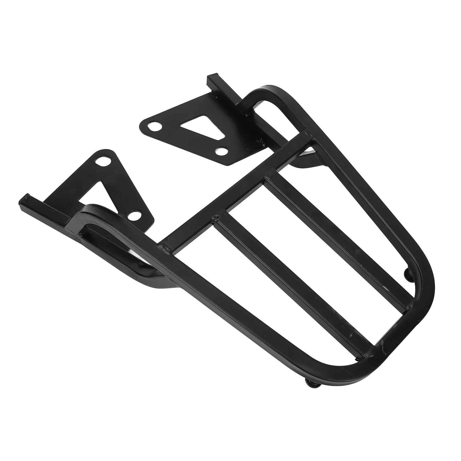 Detalle del portaequipajes para motocicleta