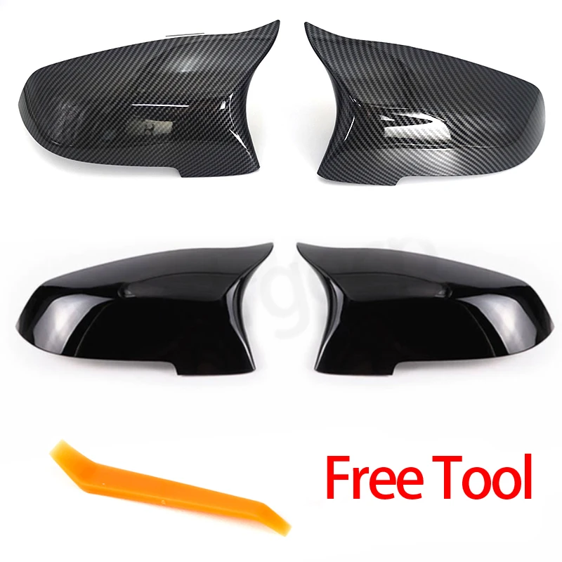 Tapas espejo retrovisor fibra de carbono negro BMW Serie 5/6/7 F10/F11 - imagen 3