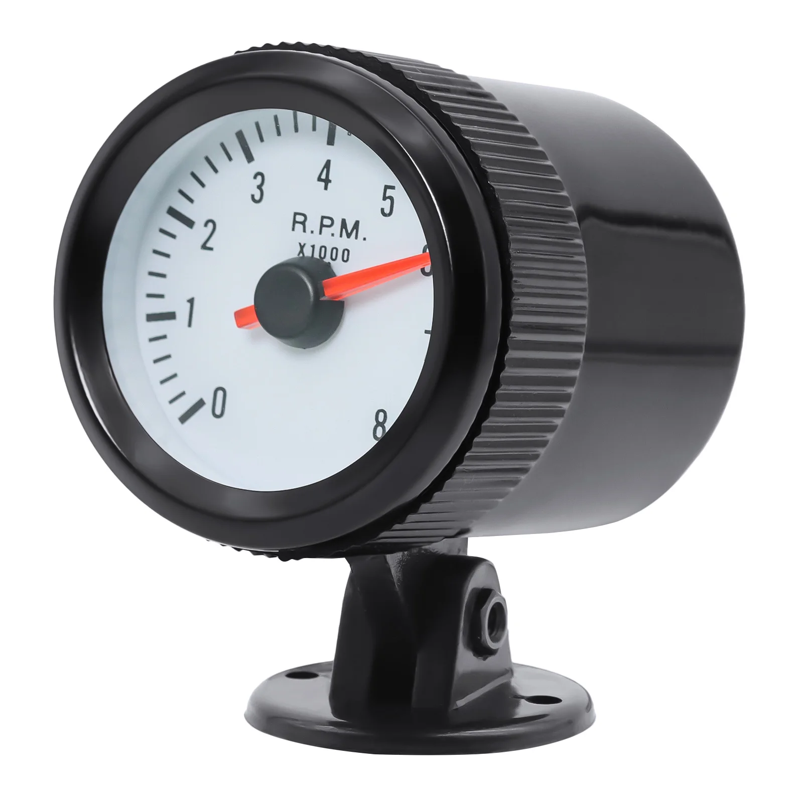 Tacómetro 52mm 0-8000 RPM LED azul gasolina 1-8 cilindros - imagen 4