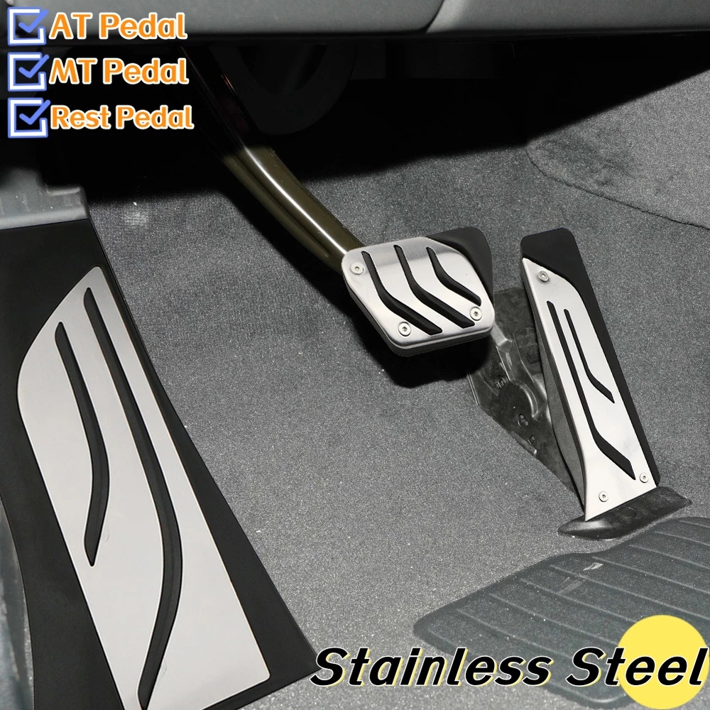 BMW Cubierta de pedales de acero inoxidable para X5/X6 (2008-2020)