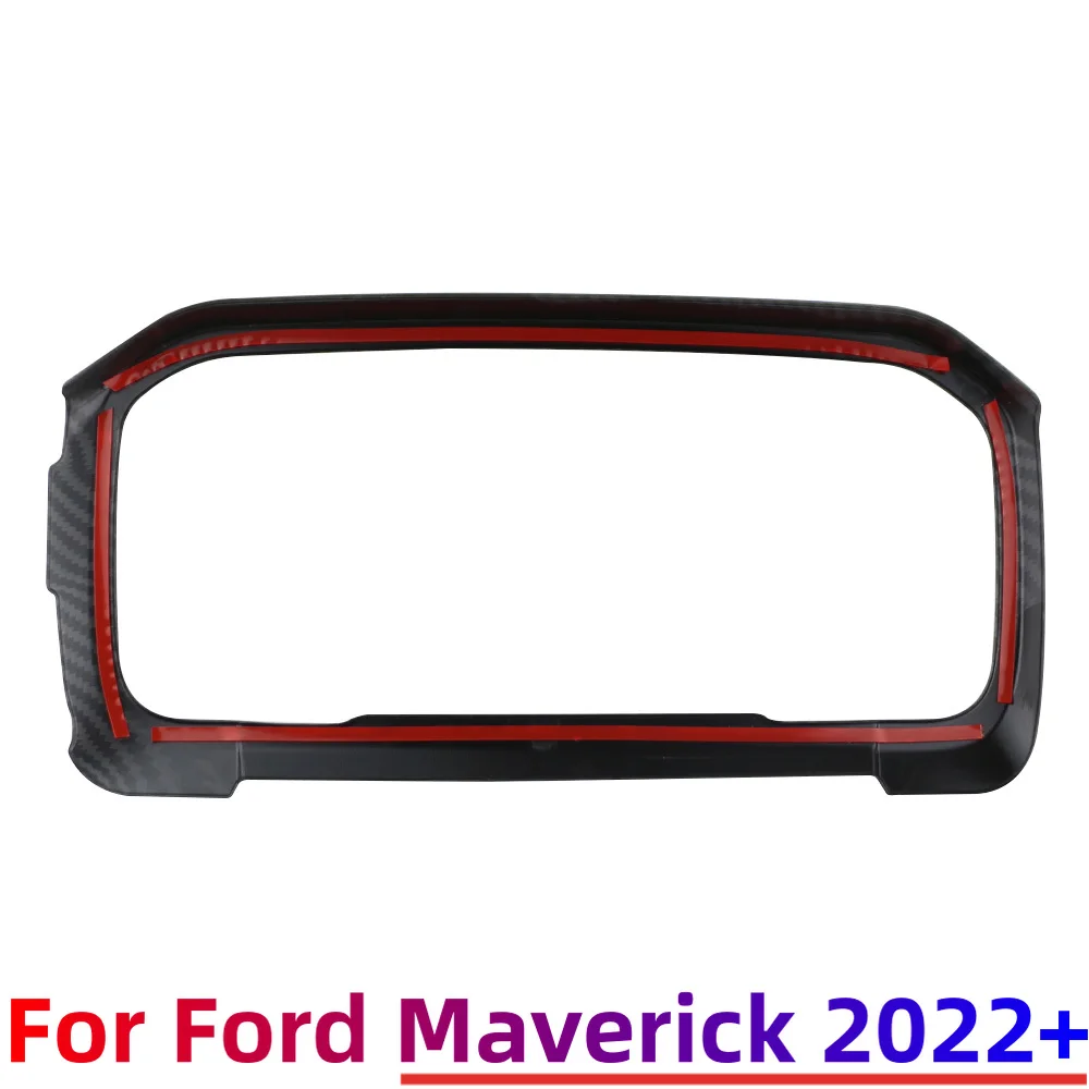 Embellecedor salpicadero fibra carbono ABS para Ford Maverick 2022-2024 - imagen 4