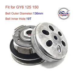Kit embrague GY6 136mm – scooter 125-150cc