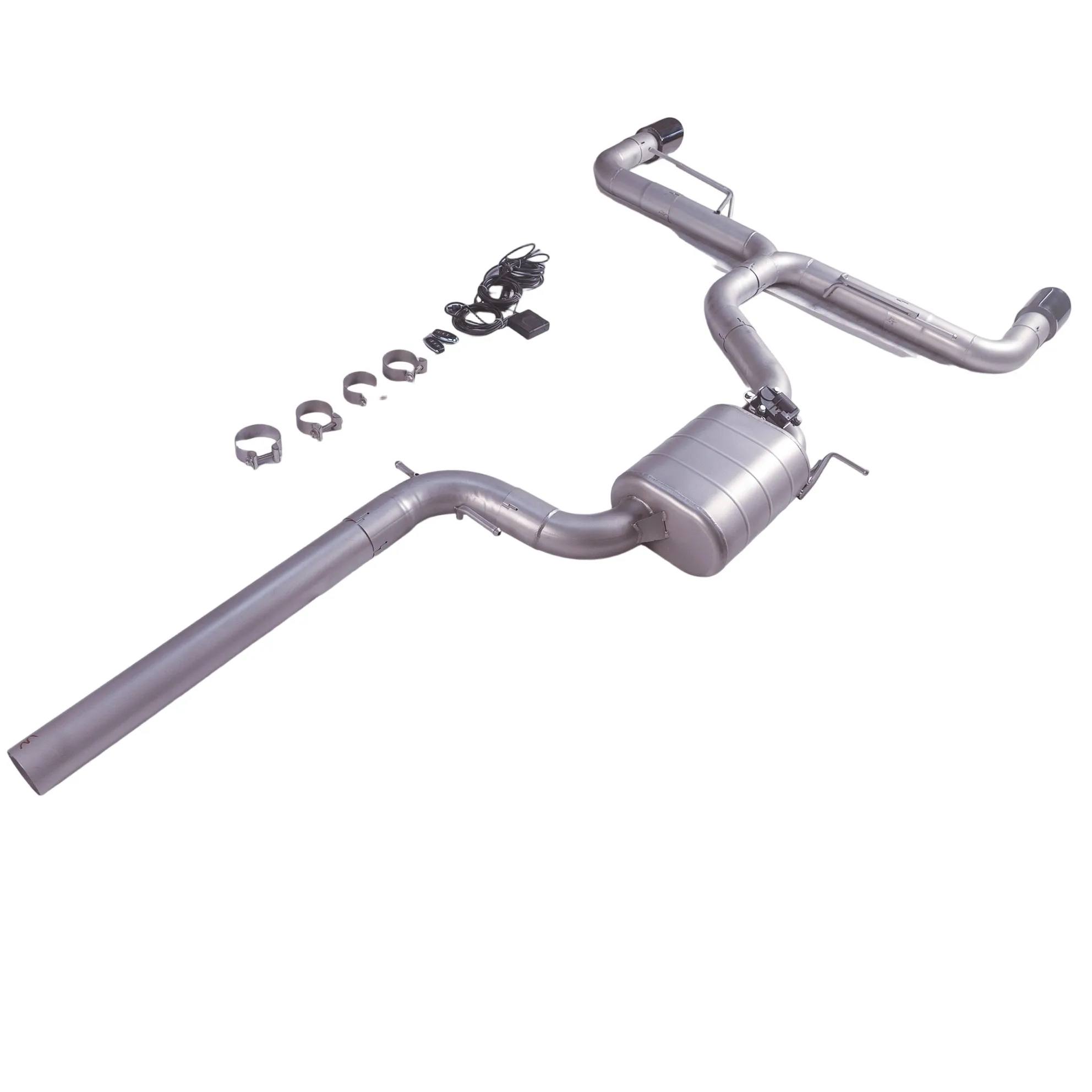 Escape catback Volkswagen Scirocco R 2.0T puntas negras 2009-2016 - imagen 4
