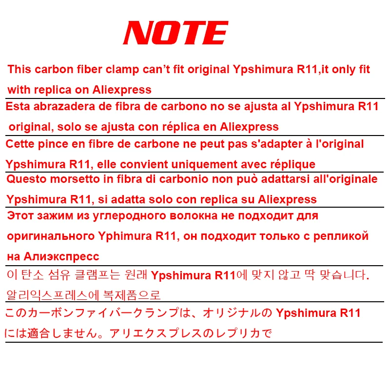 Yoshimura R77 silenciador escape abrazadera fibra carbono soporte acero - imagen 2
