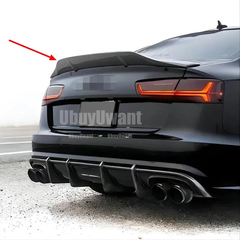Alerón trasero fibra de carbono para Audi A6 C7 RS Sport 2012-2016 - imagen 3