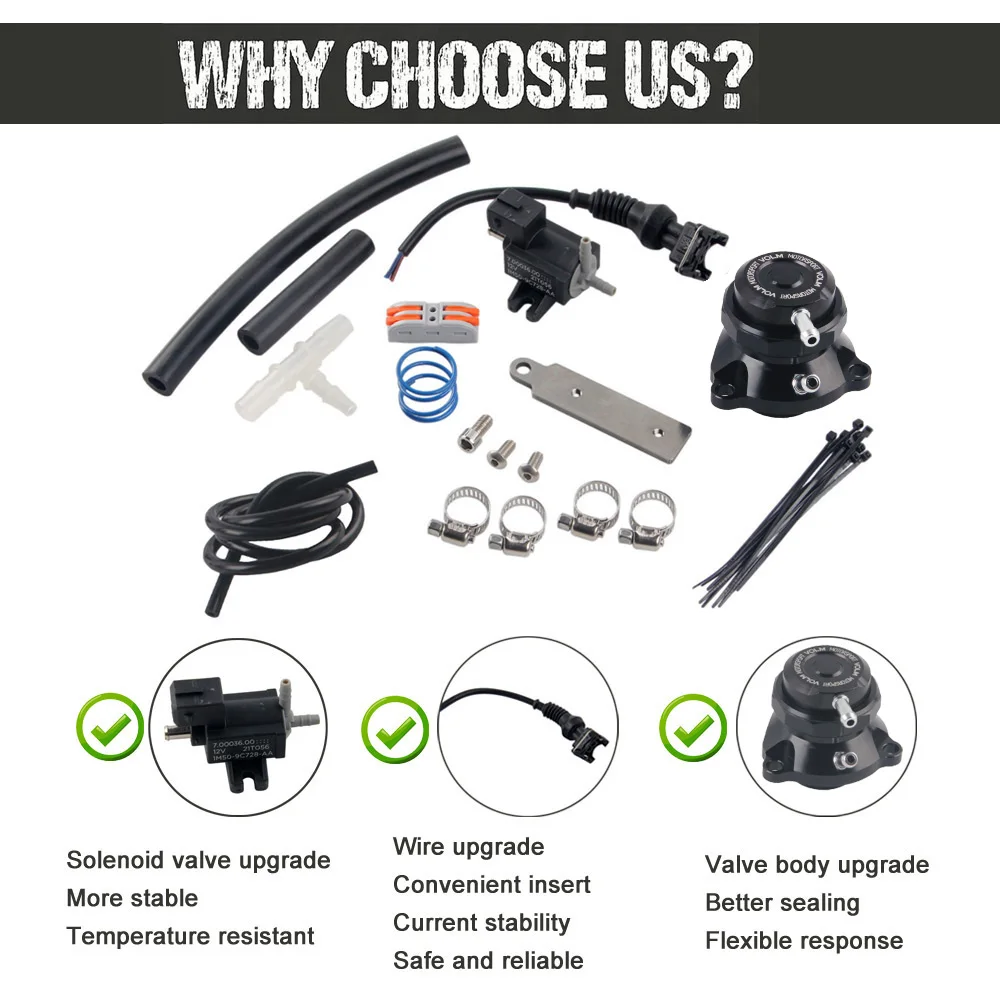 Kit válvula de descarga desviadora recirculación BMW F20/F30 silenciosa - imagen 2