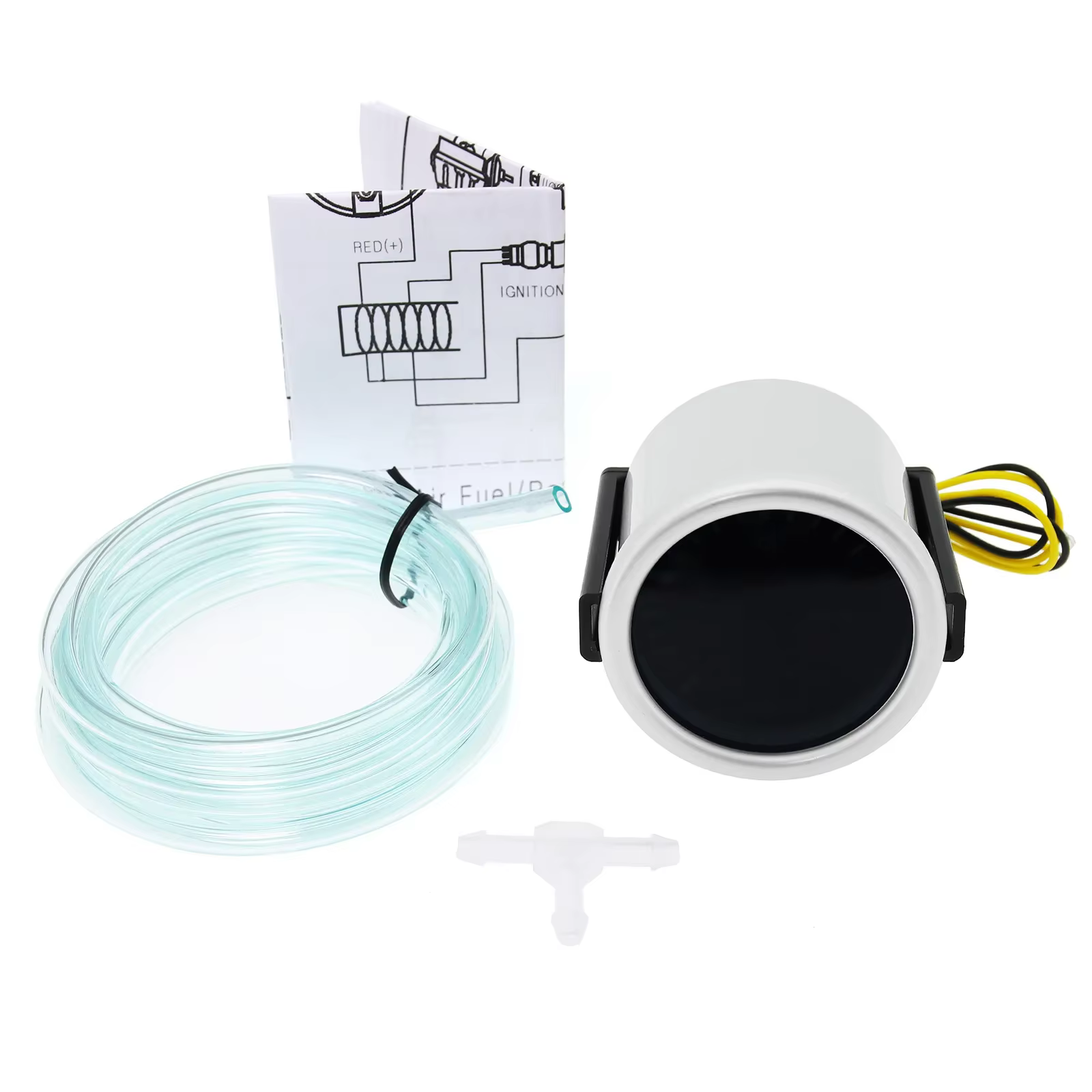 Medidor de vacío universal 52 mm LED con manguera para gasolina - imagen 3