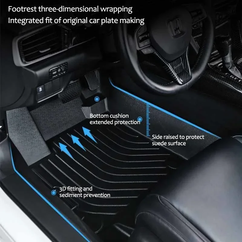 Alfombrillas traseras Kia Sportage NQ5 TPE impermeables 2023-2025 - imagen 4