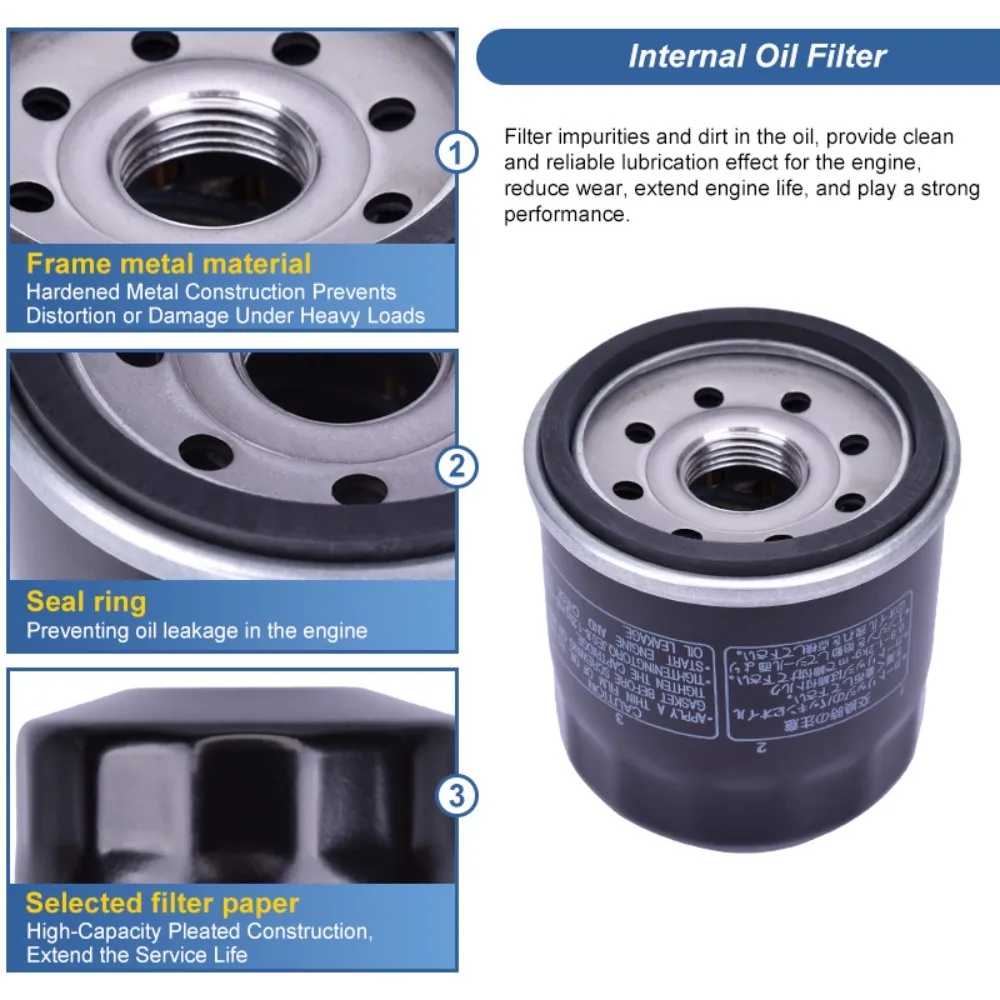 17210-MKT-D00 A1717 Kit de filtro de aceite limpiador de filtro de aire para motocicleta 15410-MCJ-003 para Honda NC750 NSS750 X-ADV 750 ADV750 - imagen 2