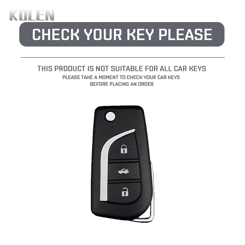 Funda llave coche TPU compatible Toyota Corolla Yaris RAV4 - imagen 2