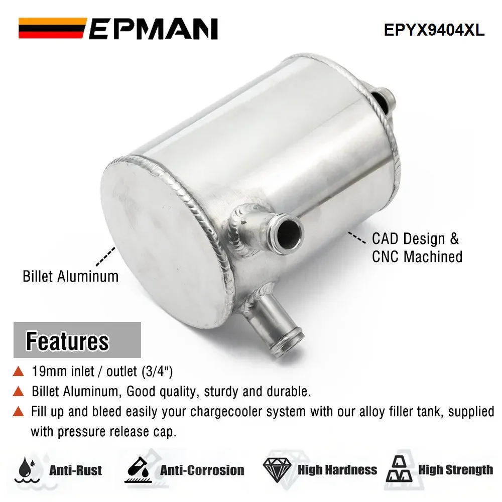 EPMAN EPYX9404XL Depósito recuperador de refrigerante universal - imagen 4