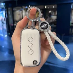 Funda TPU con tapa para llave Chevrolet Baojun Wuling