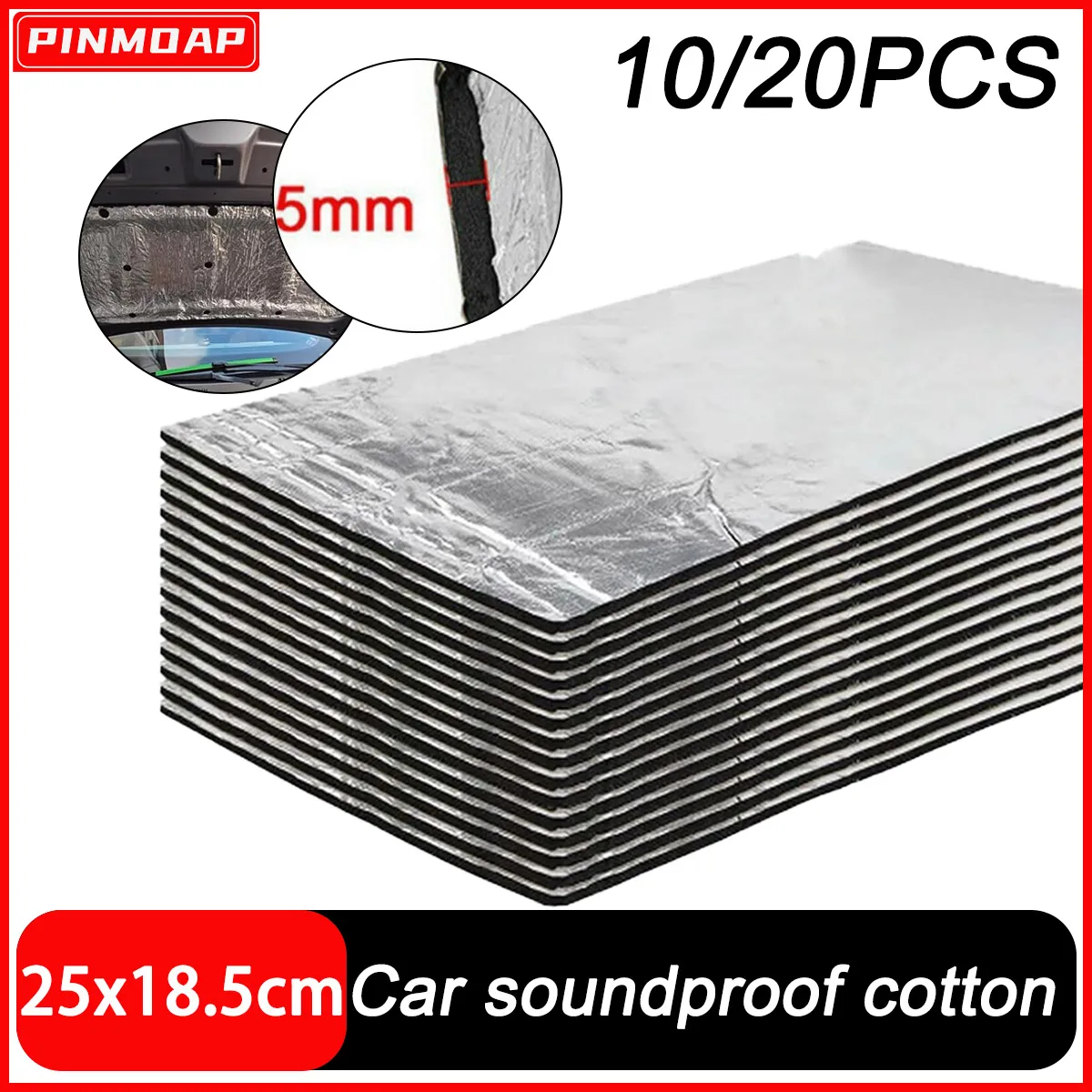 Espuma insonorizante autoadhesiva 5mm – aislamiento acústico coche - imagen 2