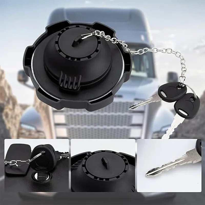 Volvo/Mercedes-Benz tapa de depósito con cerradura para camión - imagen 3