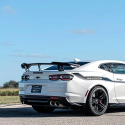 Alerón trasero estilo ZLE para Chevrolet Camaro 2016-2019 negro