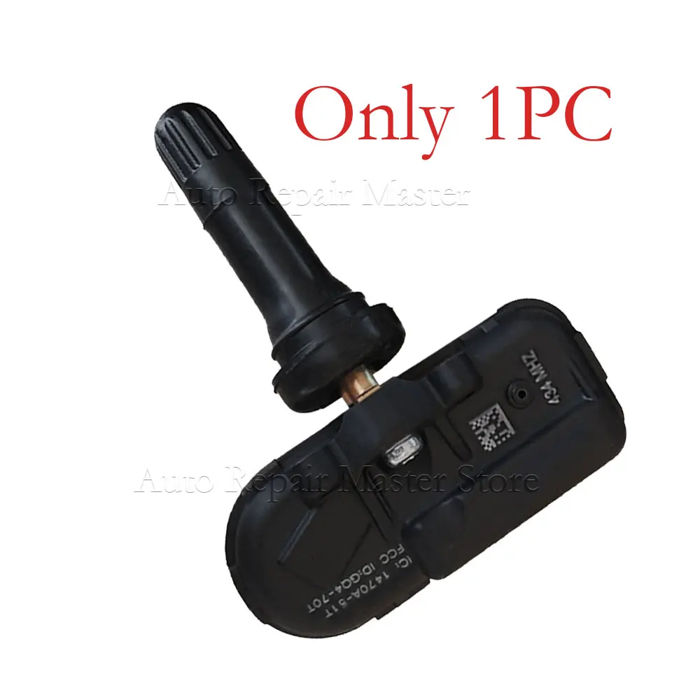 Vista lateral del sensor TPMS