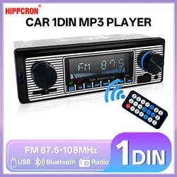HIPPCRON Autoradio 1 Din Bluetooth USB SD FM Multimedia