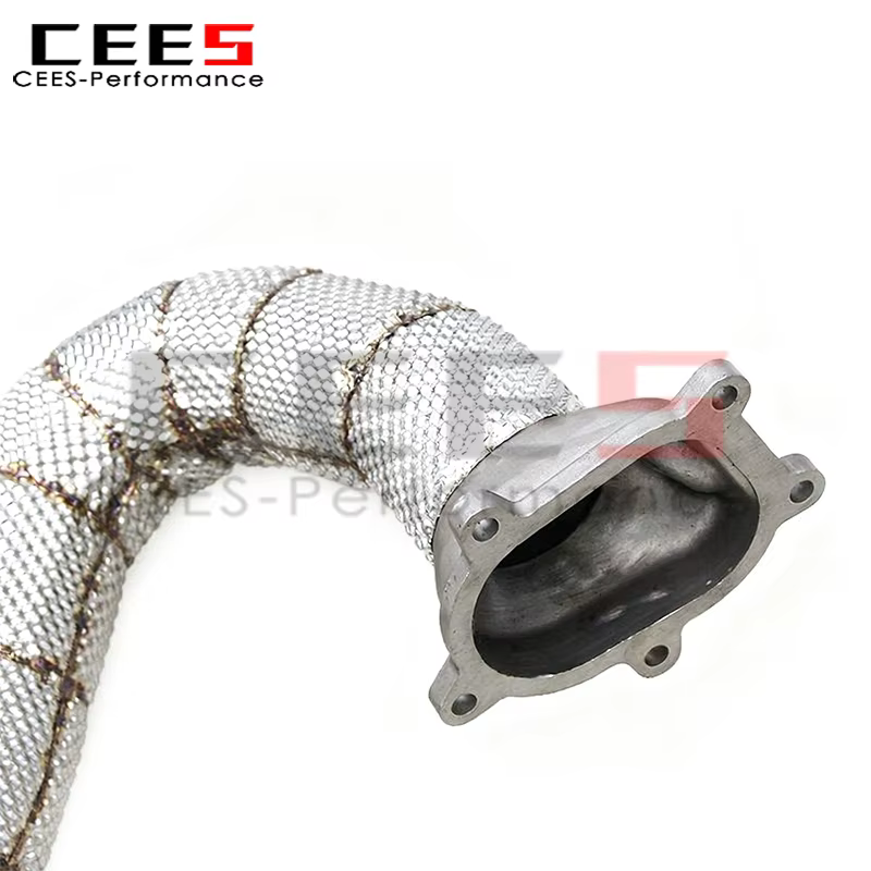 Tubo de bajada CEES de acero inoxidable – Audi S8 D4 4.0 TFSI - imagen 5