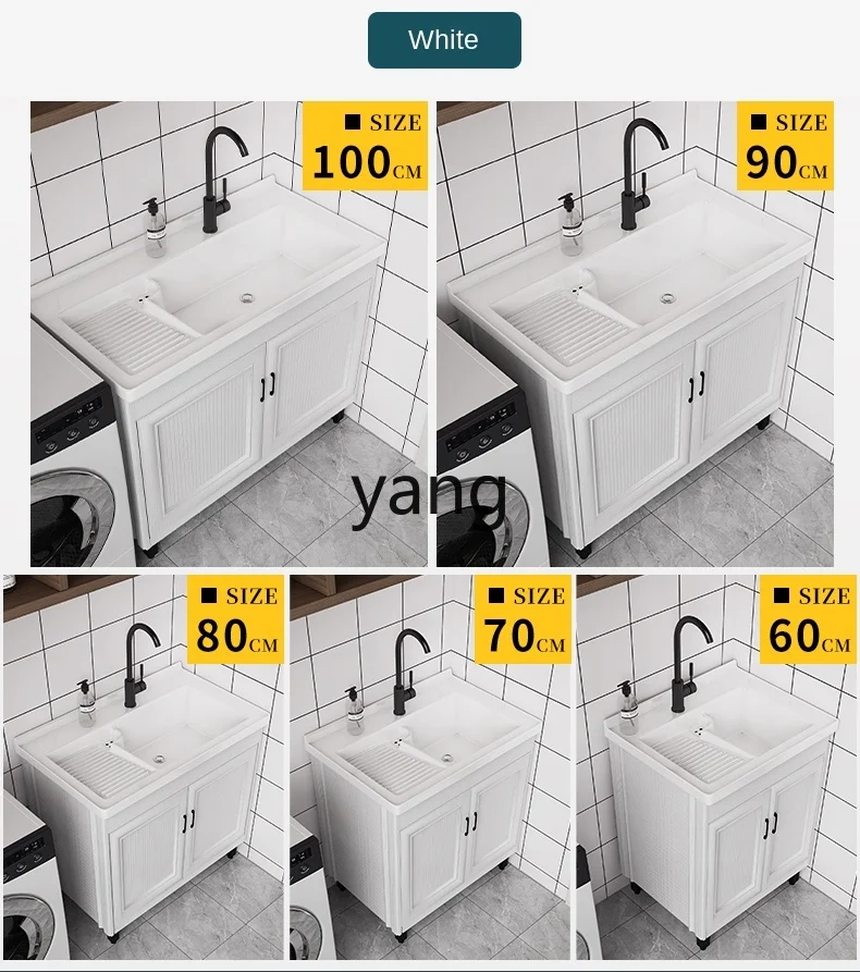 Fregadero de cerámica para exterior con tabla de lavar - imagen 3