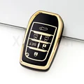 6 button black cover