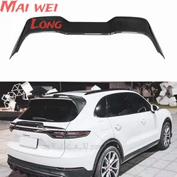 Alerón de fibra de carbono tipo techo para Porsche Cayenne 2018-2022