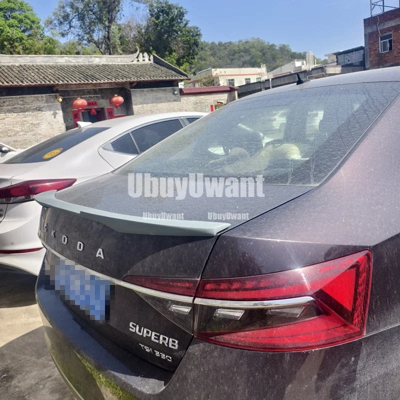 Alerón trasero estilo M4 para Skoda Superb 2016-2019, sin pintar - imagen 4