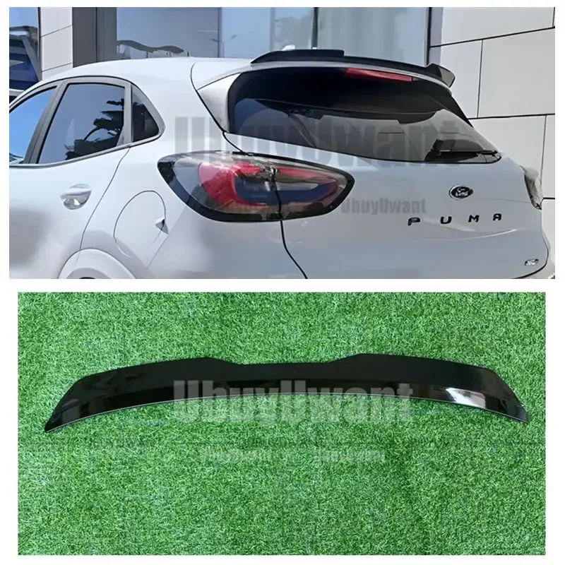 Extensión de alerón trasero ABS negro brillante para Ford Puma - imagen 5