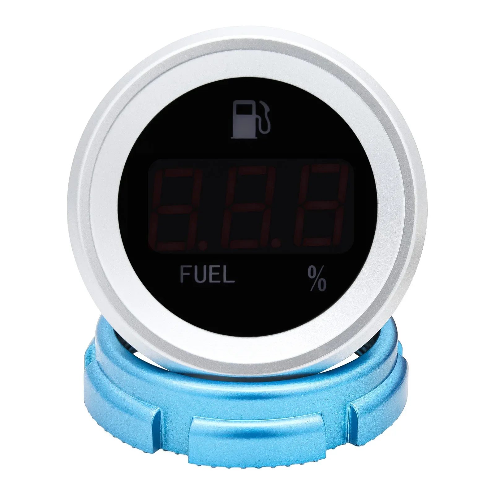 Medidor de nivel de combustible de 0-190ohm con alarma intermitente + Sensor de nivel de combustible de 100-600mm indicador de nivel de tanque de combustible de coche y barco Digital - imagen 4