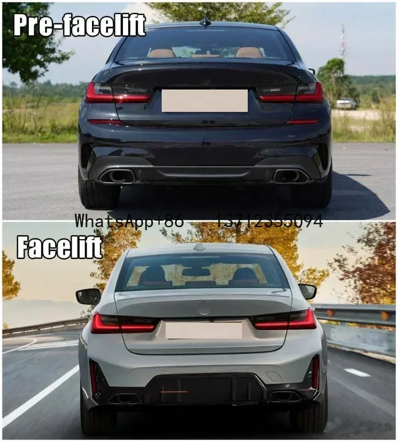 2019-2022Y 3 series G20 actualización a G20 LCI 2023 nuevos kits de carrocería estilo MT G20 facelift accesorios de coche parachoques de coche piezas de automóvil - imagen 3