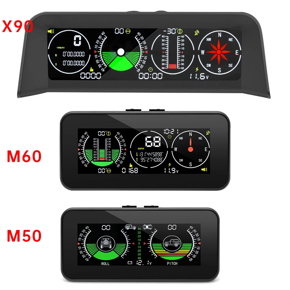 Velocímetro GPS X90 visto de frente con pantalla