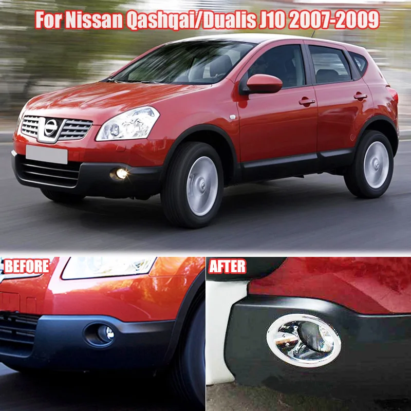 Embellecedor cromado antiniebla delantero Nissan Qashqai J10 2007-2009 - imagen 5