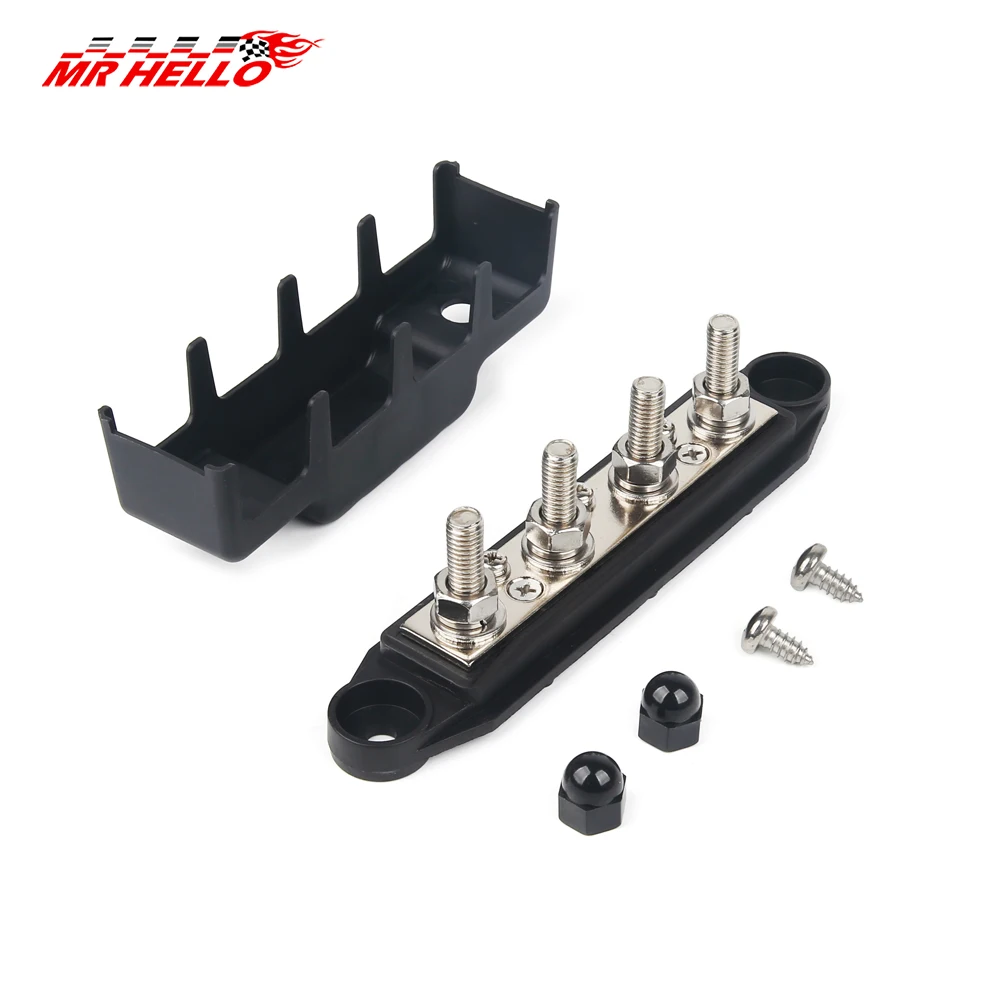 Bloque distribución eléctrica 4 vías M8 M10 – Automóvil y yate - imagen 3