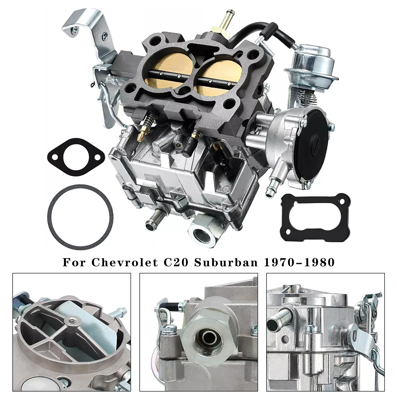 Carburador Artudatech 2 gargantas para Chevrolet C10-C70 1970-1980 - imagen 2
