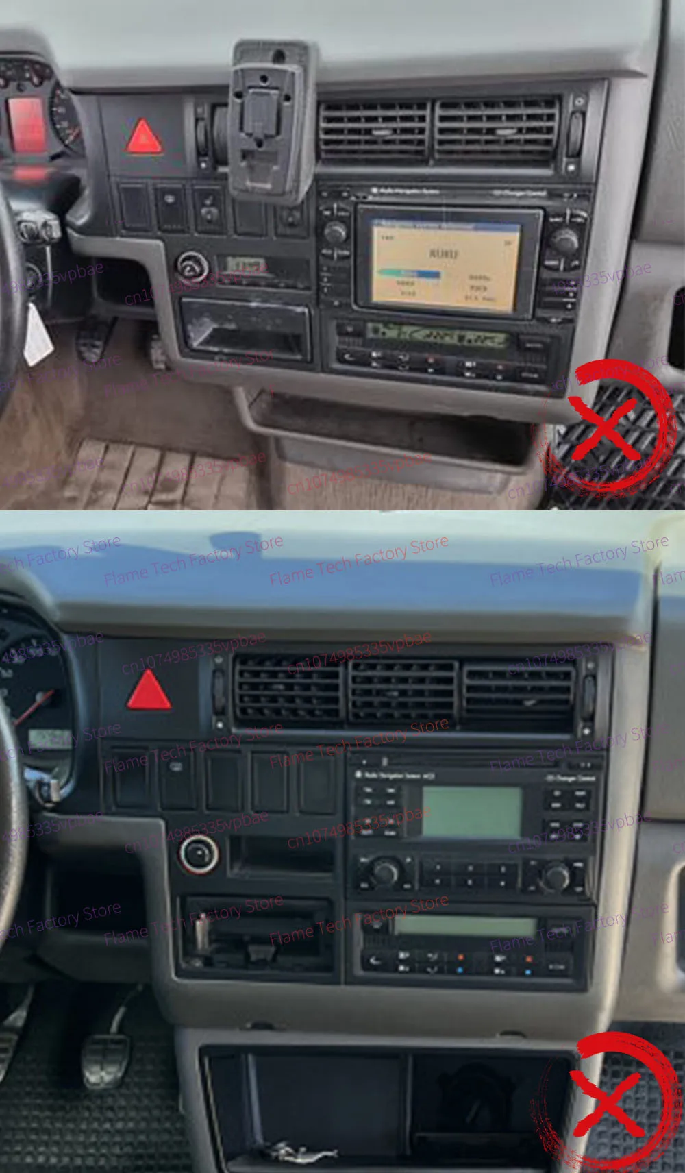 Radio Android 1 Din para Volkswagen T4
