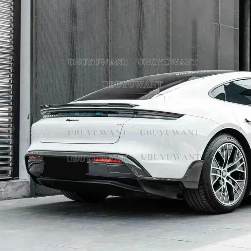Alerón trasero FD de fibra de carbono para Porsche Taycan Turbo S - imagen 4