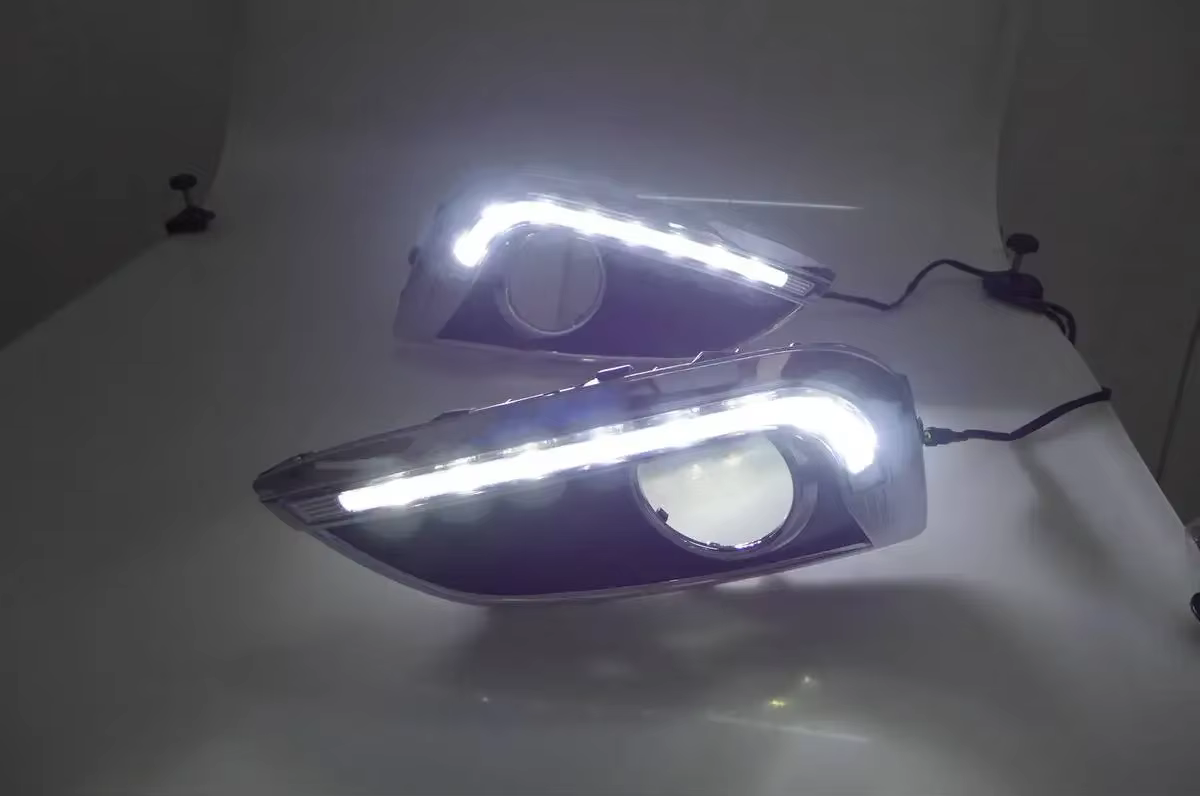 Luz de circulación diurna LED SNCN con hueco antiniebla para Hyundai ix35 - imagen 4