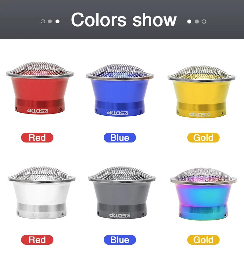 Acabado CNC y opciones de color del filtro